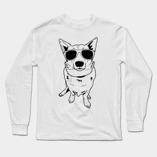 Cool Galaxy Dog Long Sleeve T-Shirt